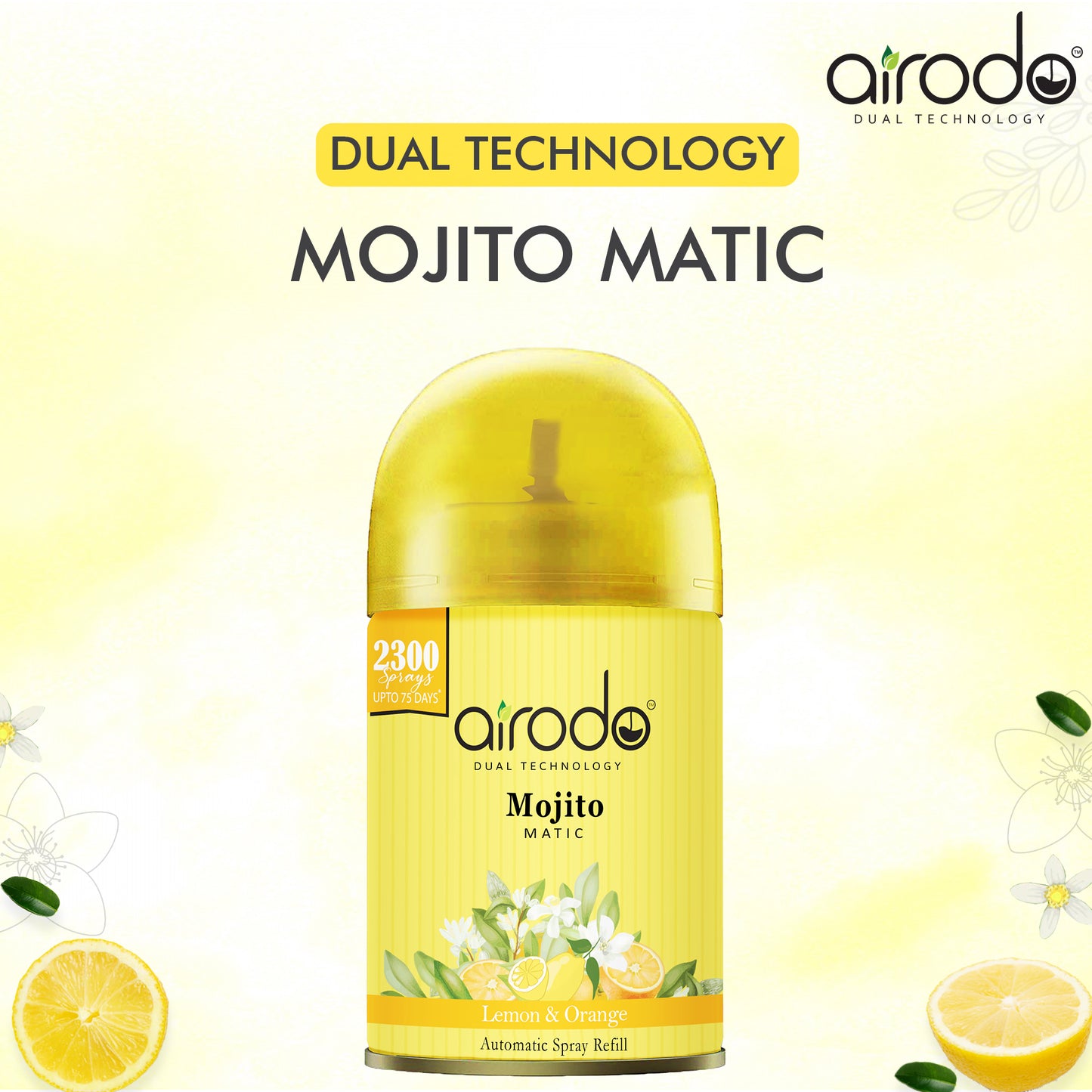 Mojito Matic Automatic Air Fershner lemon and Orange Fragrance