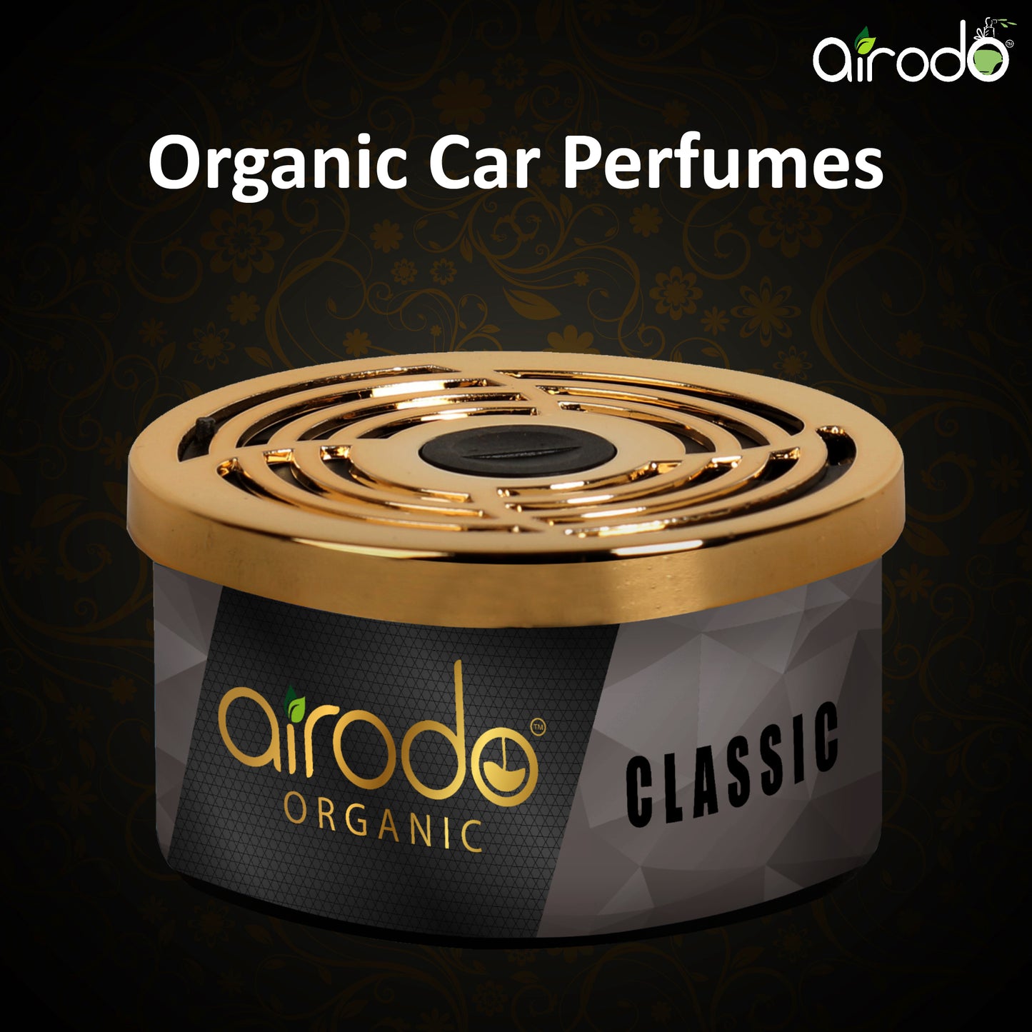 Organic Classic Car Perfume, Air Freshener to Freshen up Your Car - 40 g