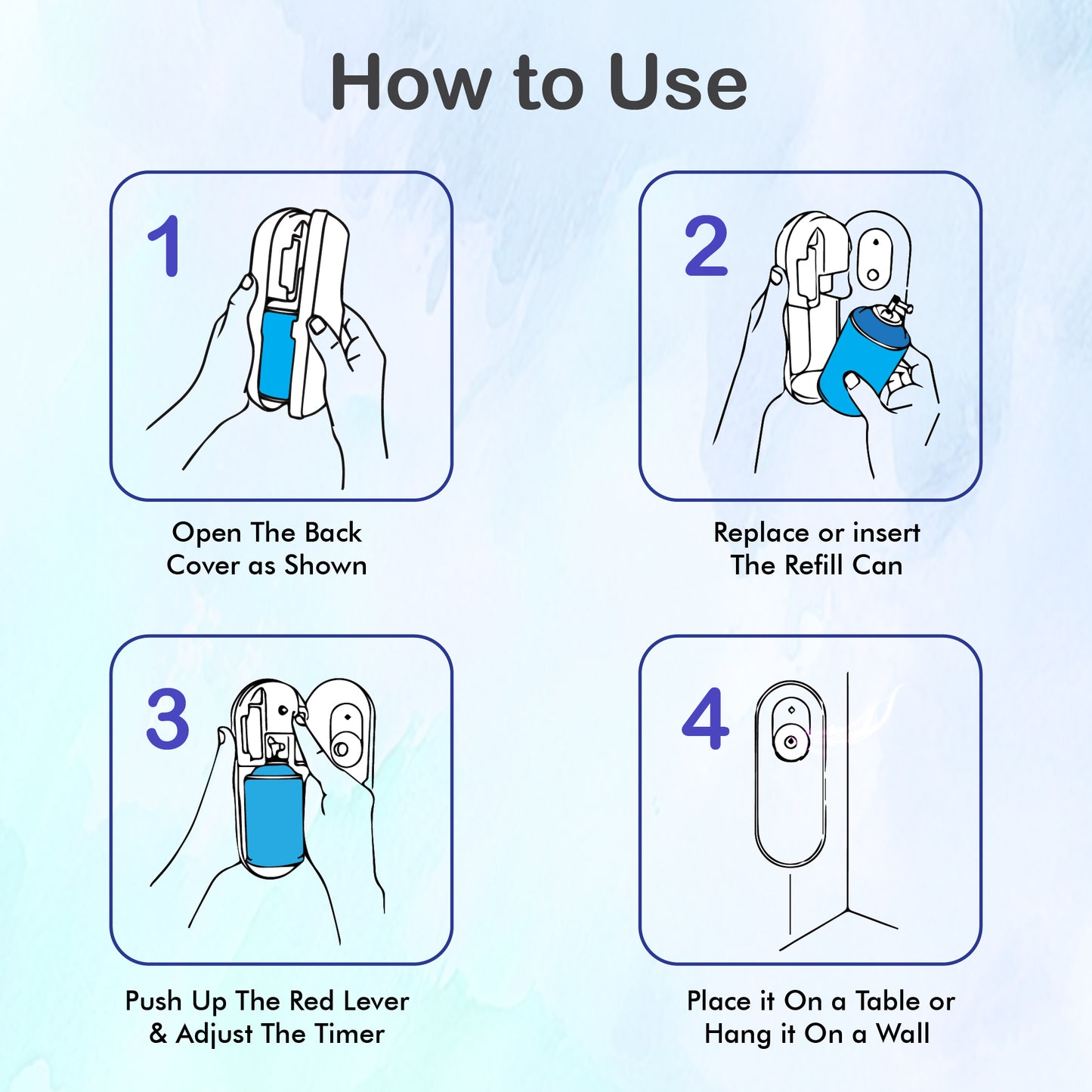 Aqua Matic Cool Automatic Air Fragrance Long lasting upto 75 days