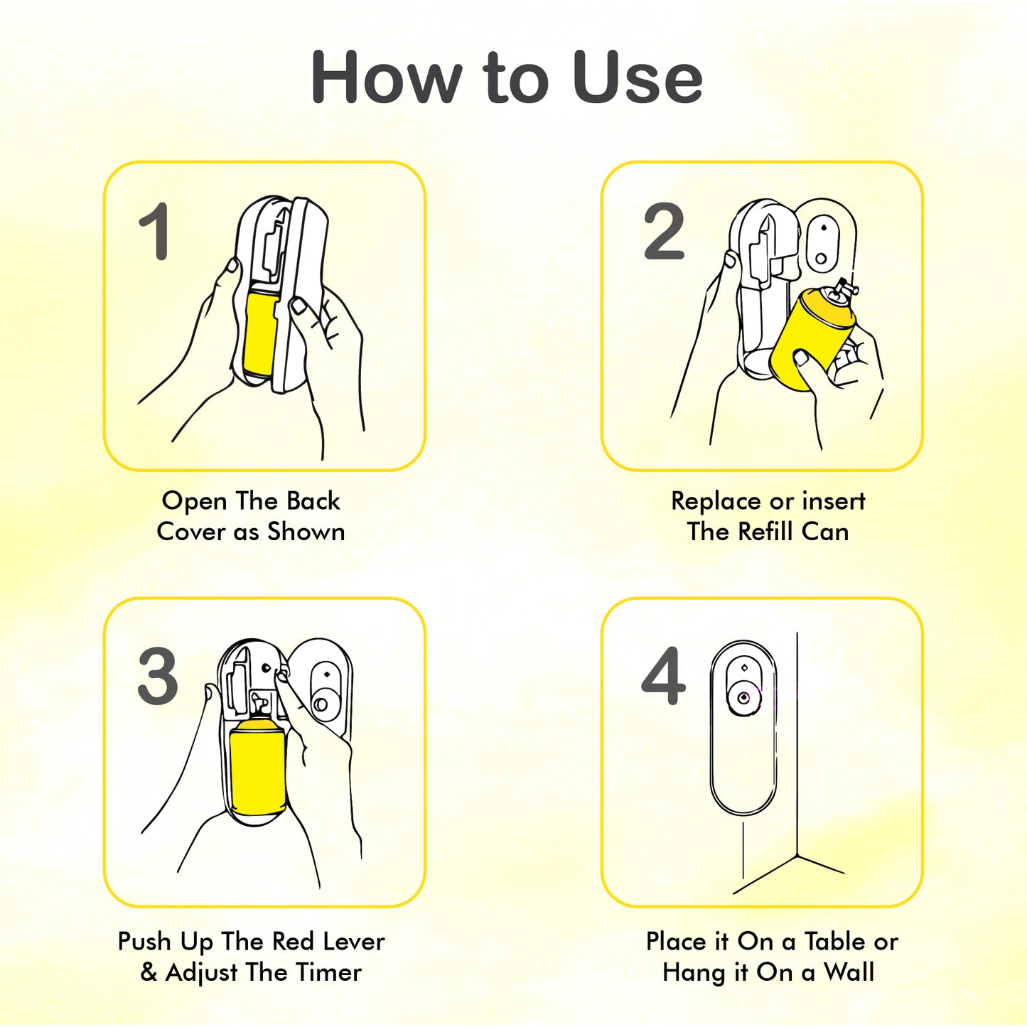 Mojito Matic Automatic Air Fershner lemon and Orange Fragrance