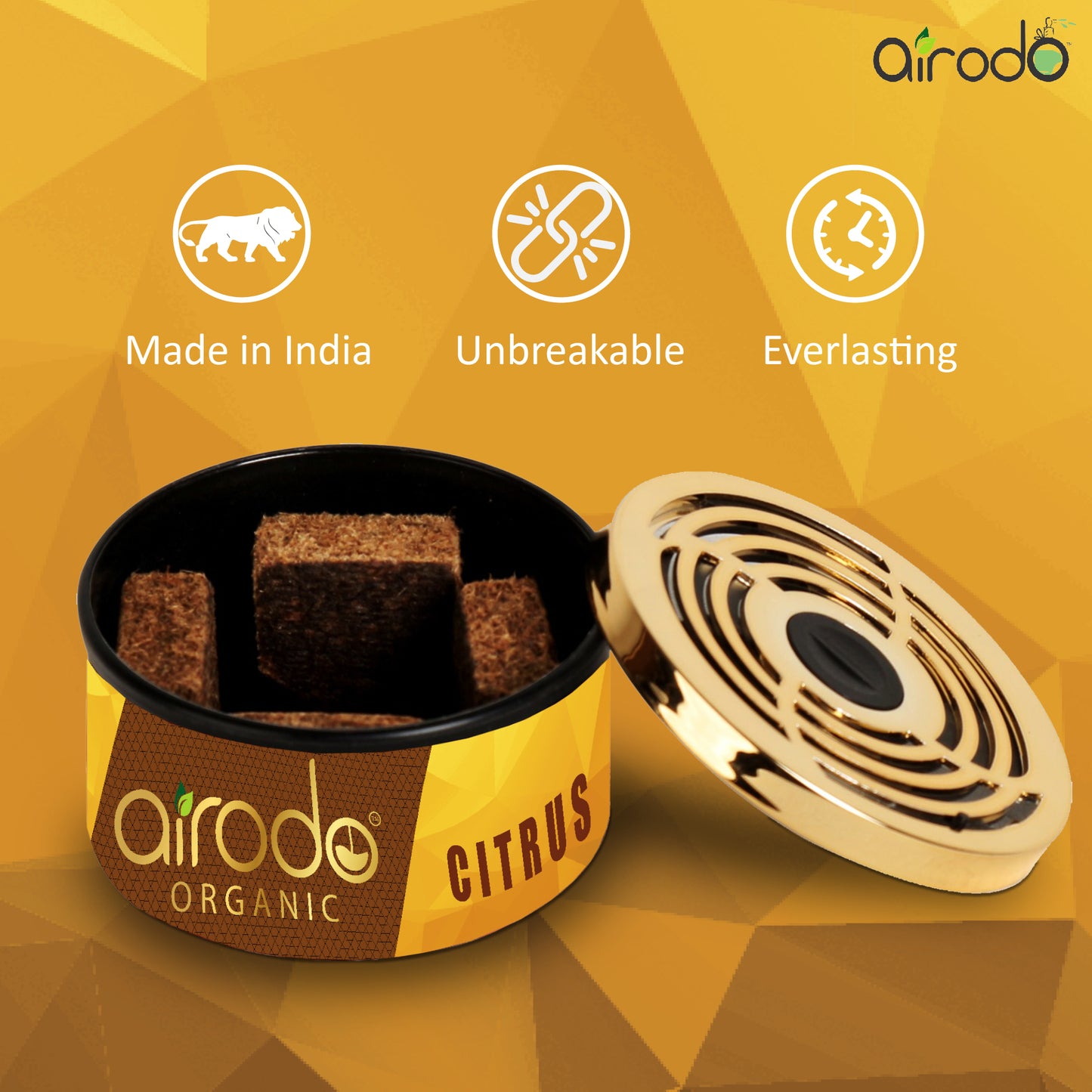 Citrus Organic Car Perfume, Air Freshener to Freshen up Your Car