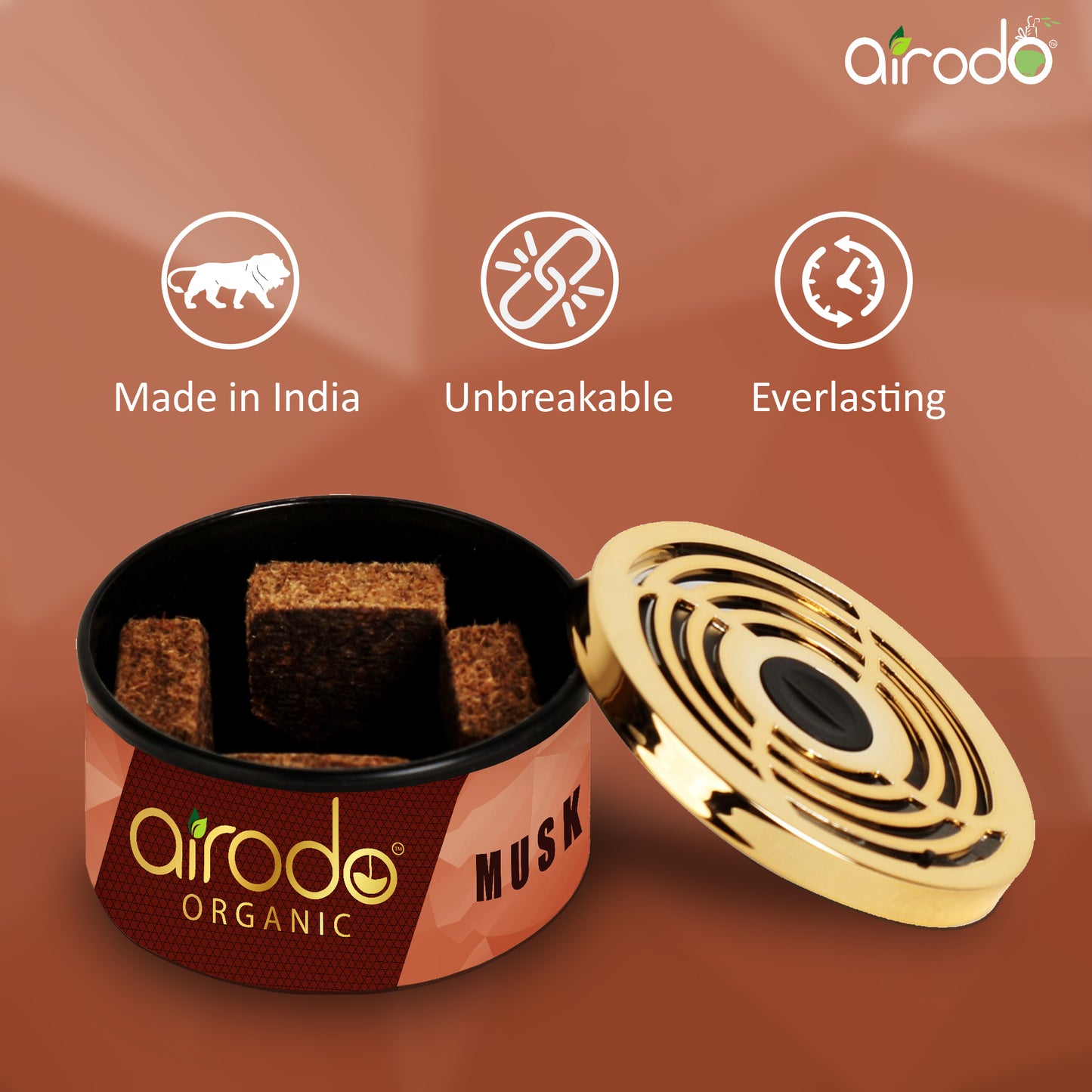 Organic Car Perfume,  Air Freshener to Freshen'up Your Car - 40 g