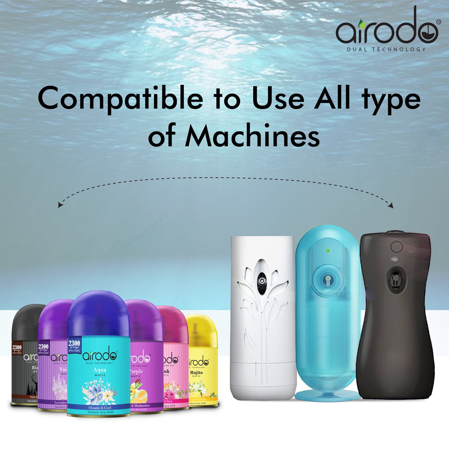 Aqua Matic Cool Automatic Air Fragrance Long lasting upto 75 days