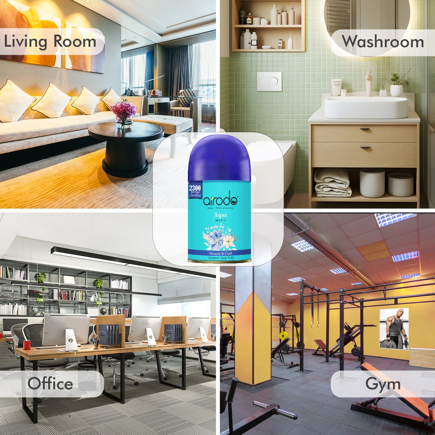 Aqua Matic Cool Automatic Air Fragrance Long lasting upto 75 days