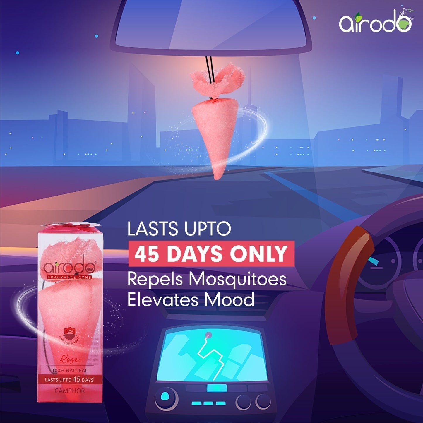 Rose Cone - Room, Car and Air Freshener