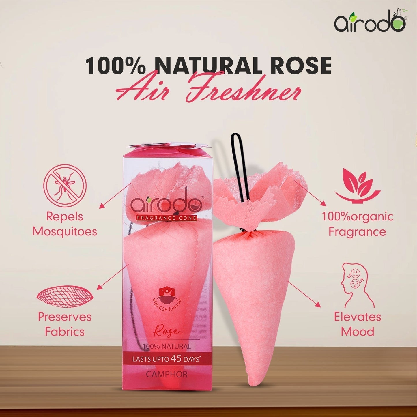 Rose Cone - Room, Car and Air Freshener