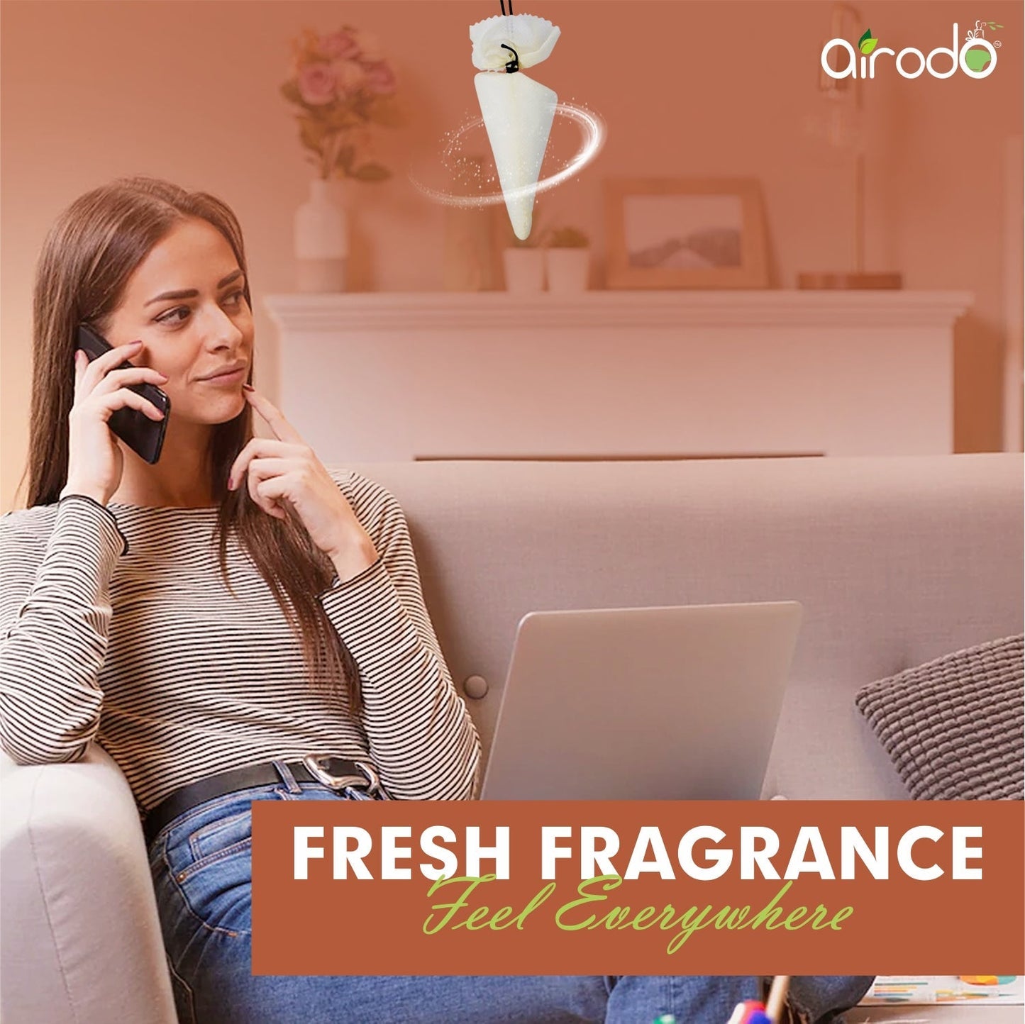 Sandalwood Camphor Cone - Room, Car and Air Freshener | 70 g