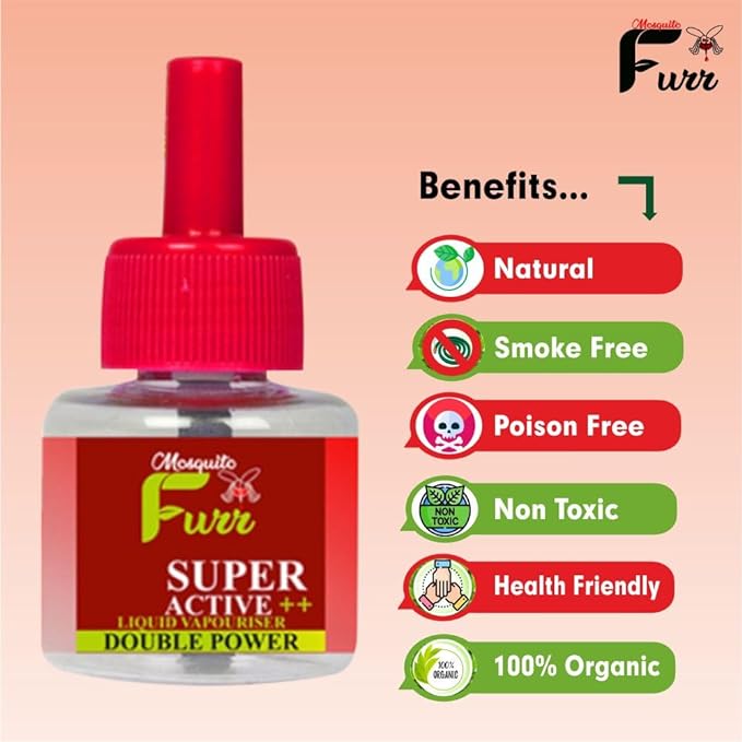 Mosquito Furr Double power Natural Liquid Mosquito Vaporiser Refill