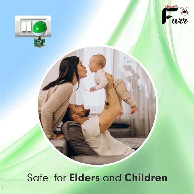 MOSQUITO FURR Completely Herbal I Mosquito Repellent Vapourizer | No Kerosene Oil