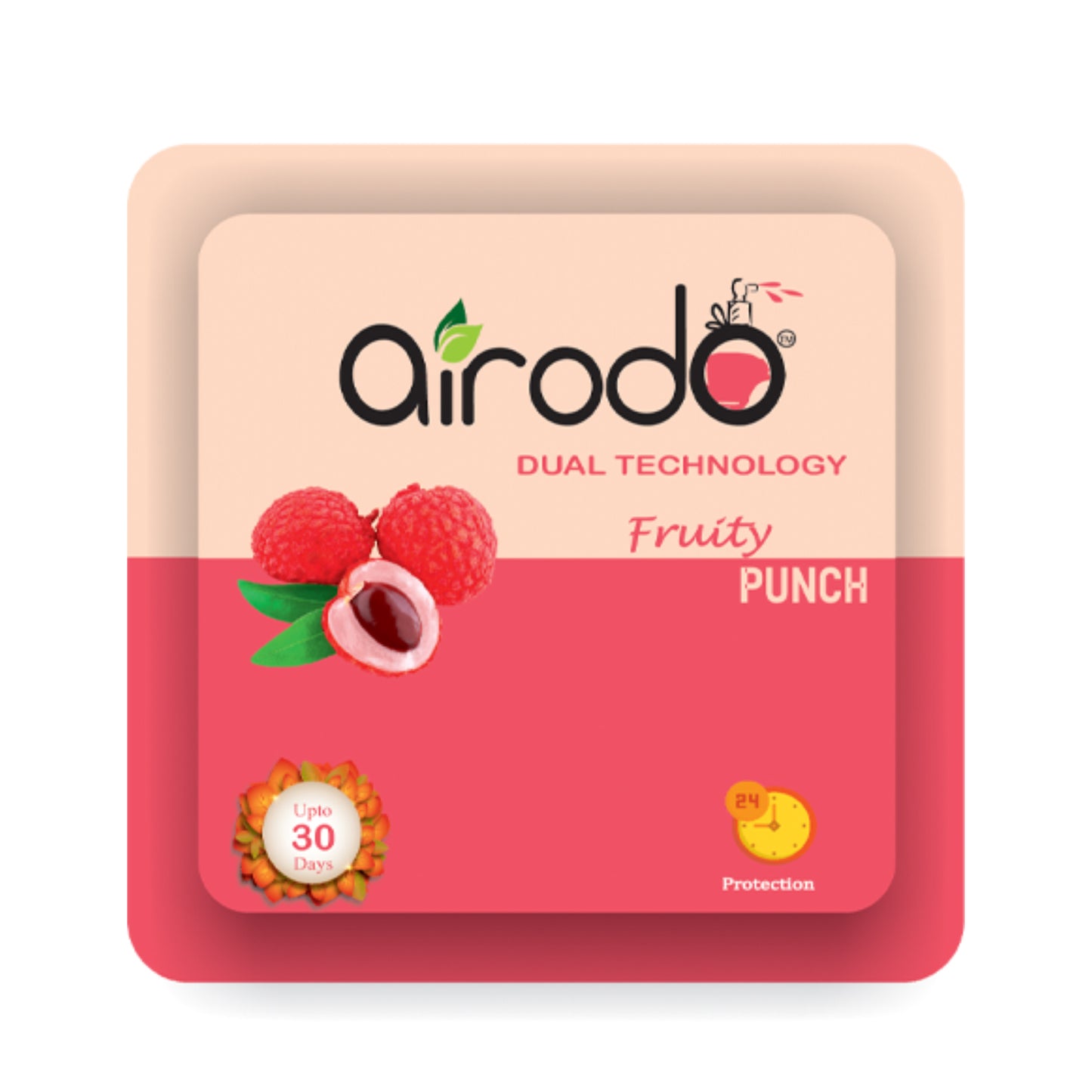 Air Freshener Fruit Punch Pocket Gel for Home, Toilet, Drawing and Kitchen | Pack of 1