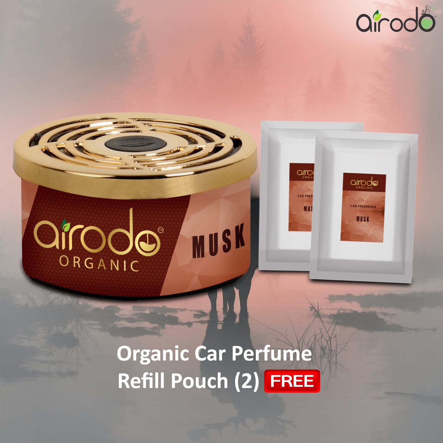 Organic Car Perfume,  Air Freshener to Freshen'up Your Car - 40 g
