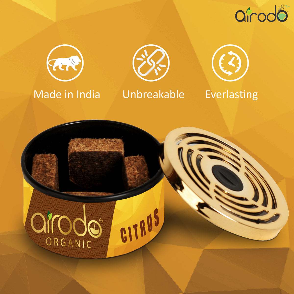 Citrus Organic Car Perfume, Air Freshener to Freshen up Your Car