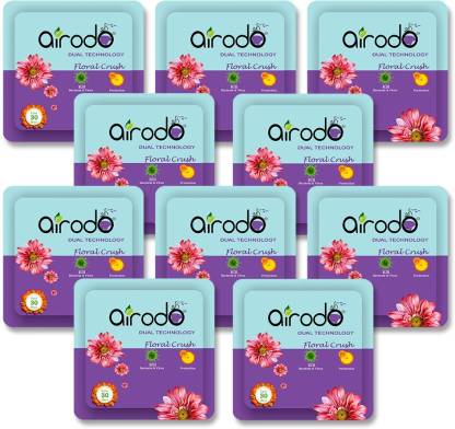 AIRODO Power Pocket Gel Air Freshener | Lavender Mix Scents | Pack of 10 Refill  (10 x 10 g)