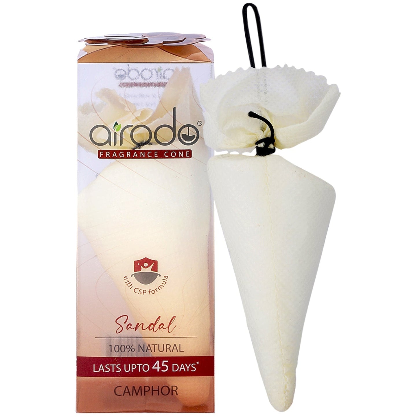 Rose and Sandalwood Camphor Cone - Room, Car and Air Freshener(Pack Of 108)