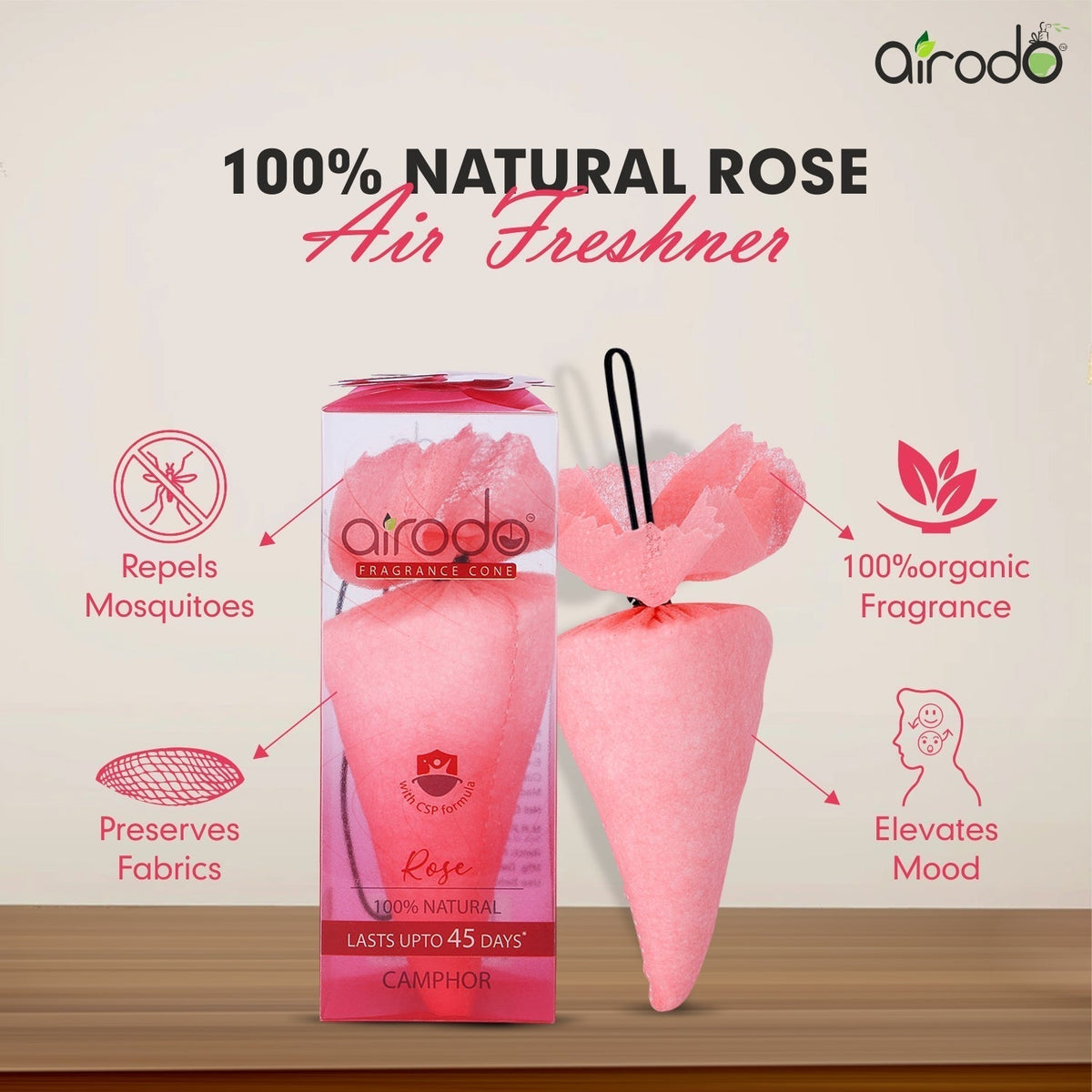 Rose Cone - Room, Car and Air Freshener