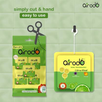 AIRODO Air Freshener Power Pocket Gel | Skin Friendly Assorted Mix Scents Refill  (3 x 10 g)