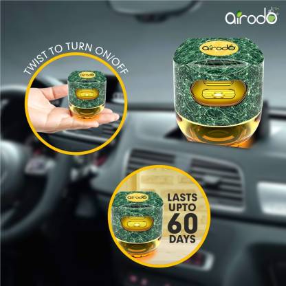 AIRODO Air Twist Lemon Fresh Yellow Car Freshener  (60 g)