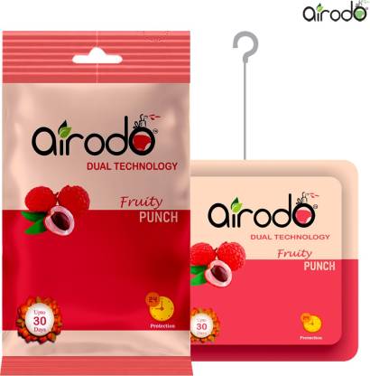 AIRODO Air Freshener Fruit Punch Pocket Gel (Pack Of -05) Blocks  (5 x 10 ml)