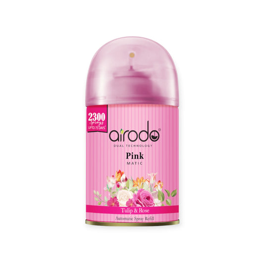 Pink Matic Air Fershner Automatic Tulip & Rose with long lasting Fragrance Booster