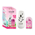AIRODO Automatic Air Freshener Machine with Refill-(235ml Refill + Machine) Automatic Spray |Tulip & Rose|2300 Sprays |3x More Fragrance|Room & Bathroom Automatic Spray (235 ml)