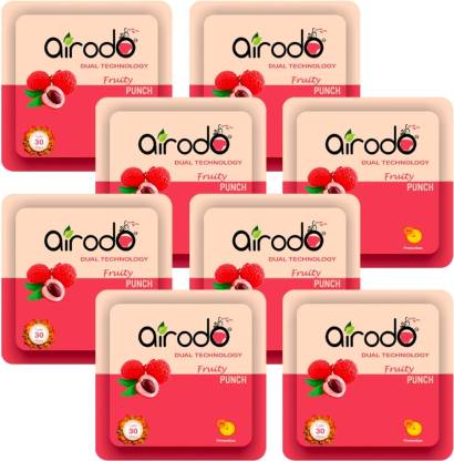 AIRODO Air Freshener Fruit Punch Pocket Gel (Pack Of -08) Blocks  (8 x 10 ml)