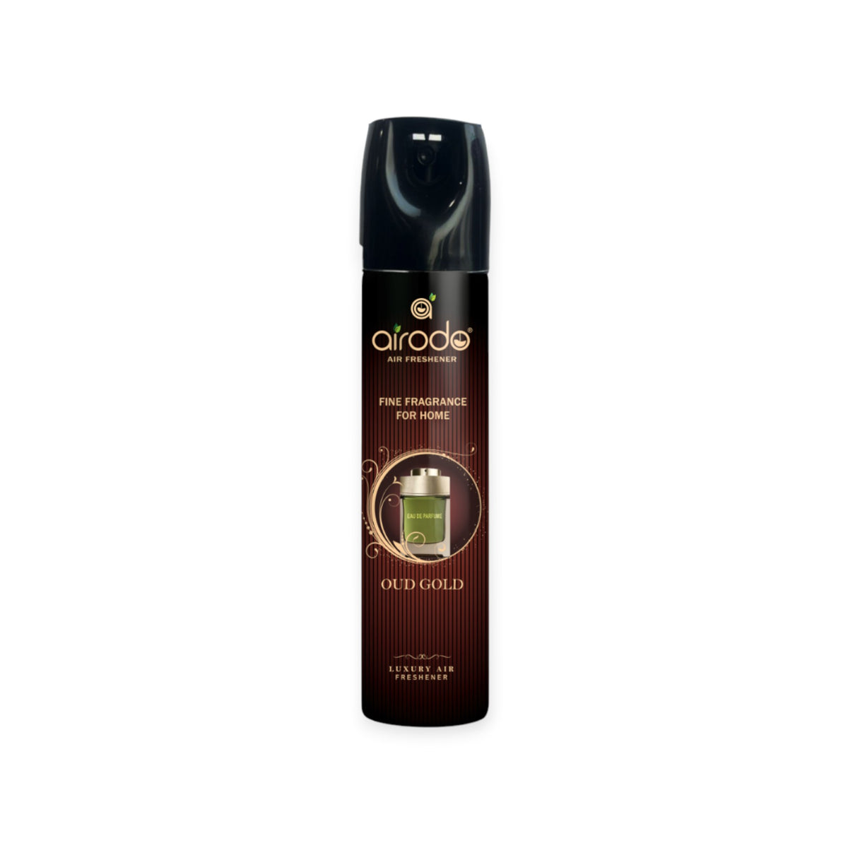 AIRODO Oud Gold Luxury Air Freshener Spray for Home | Fine Fragrance | Long-Lasting Room Freshener | Premium Home Fragrance