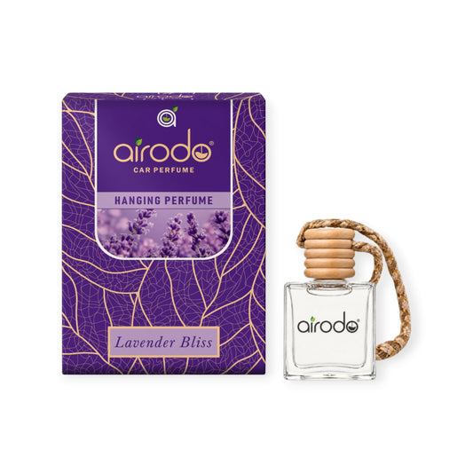 Airodo Car Hanging Perfume Pod | Lavender Bliss | Premium Car Air Freshener | Hanging Car Fragrance