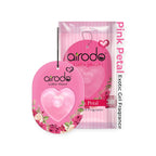 Airodo Little Heart Pink Petal Air Hanging Perfume Air Freshener Gel | Lasts Upto 30 Days | Air Accessories | For Dashboard, Rearview Mirror & Interior | Toxin-Free | 7.5ml (Pack of 1)