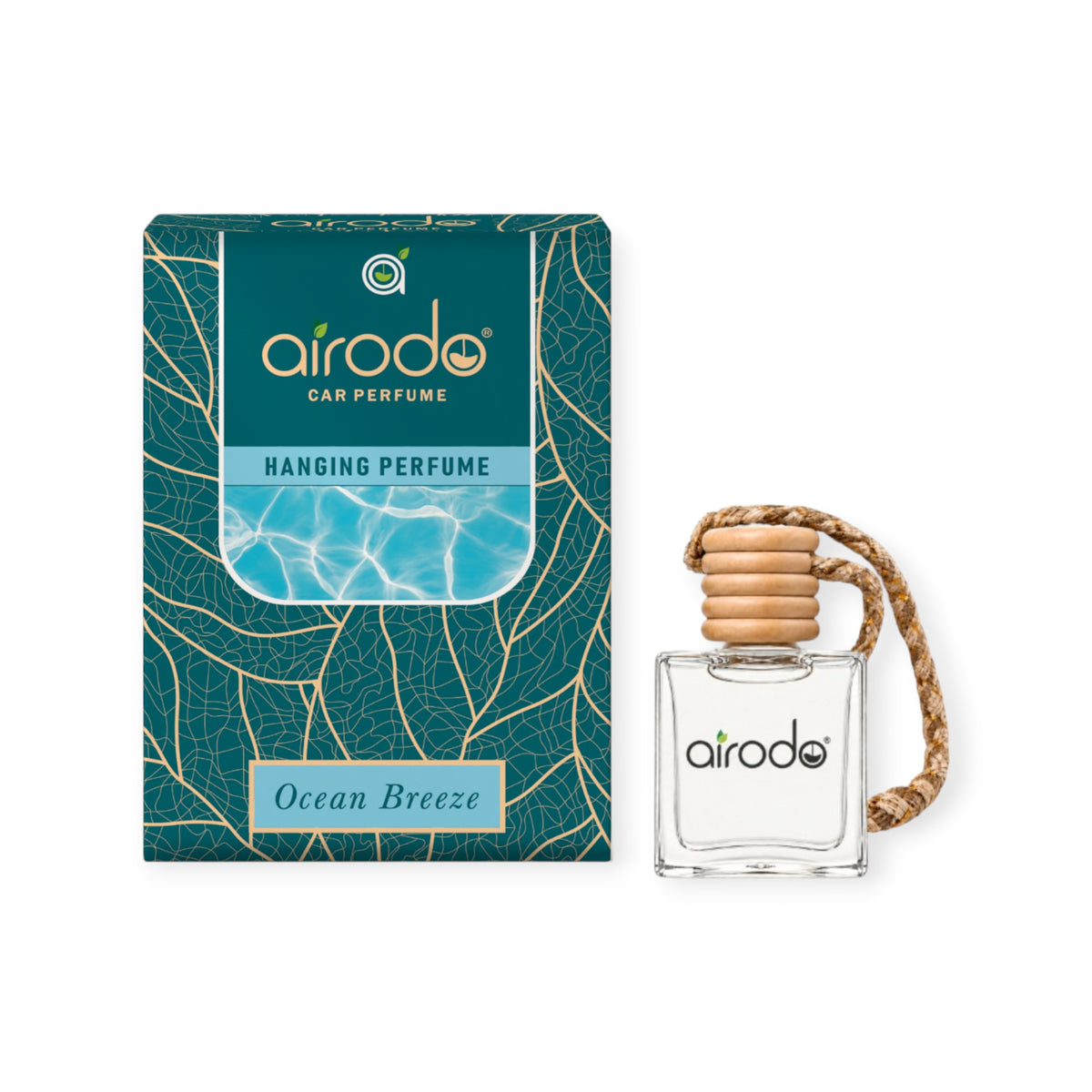 Airodo Car Hanging Perfume Pod | Ocean Breeze | Premium Car Air Freshener | Hanging Car Fragrance
