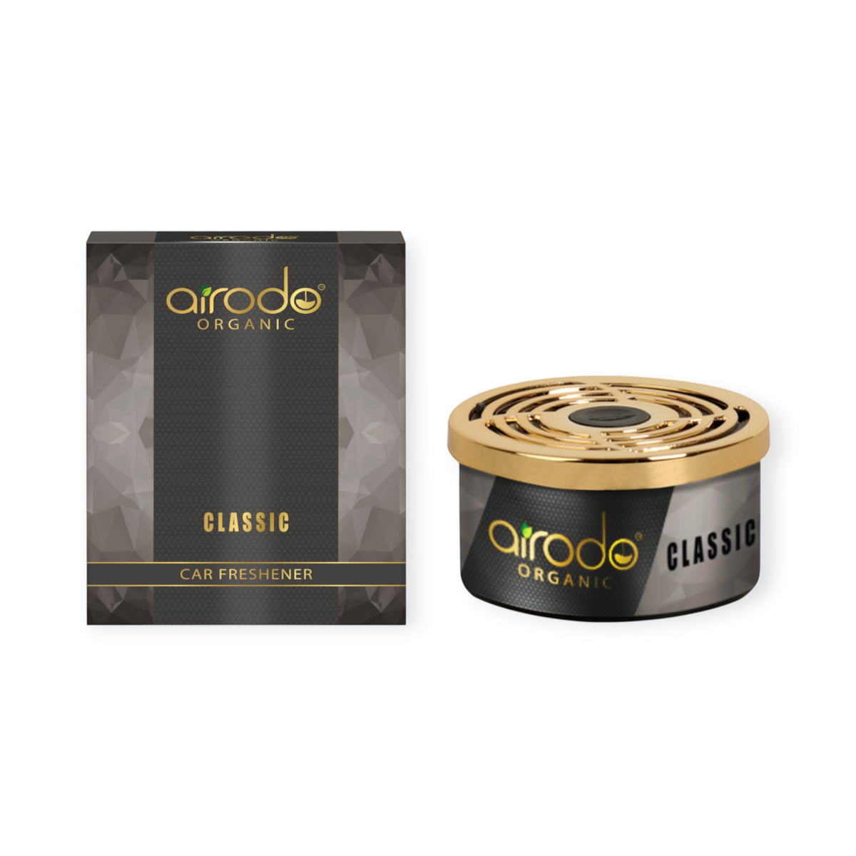Airodo One Classic Organic Car Perfume, Strong Fiber Air Freshener to Freshen'up Your Car -,Car Accessories interior car perfumes and fresheners (50g with 2 Refill)
