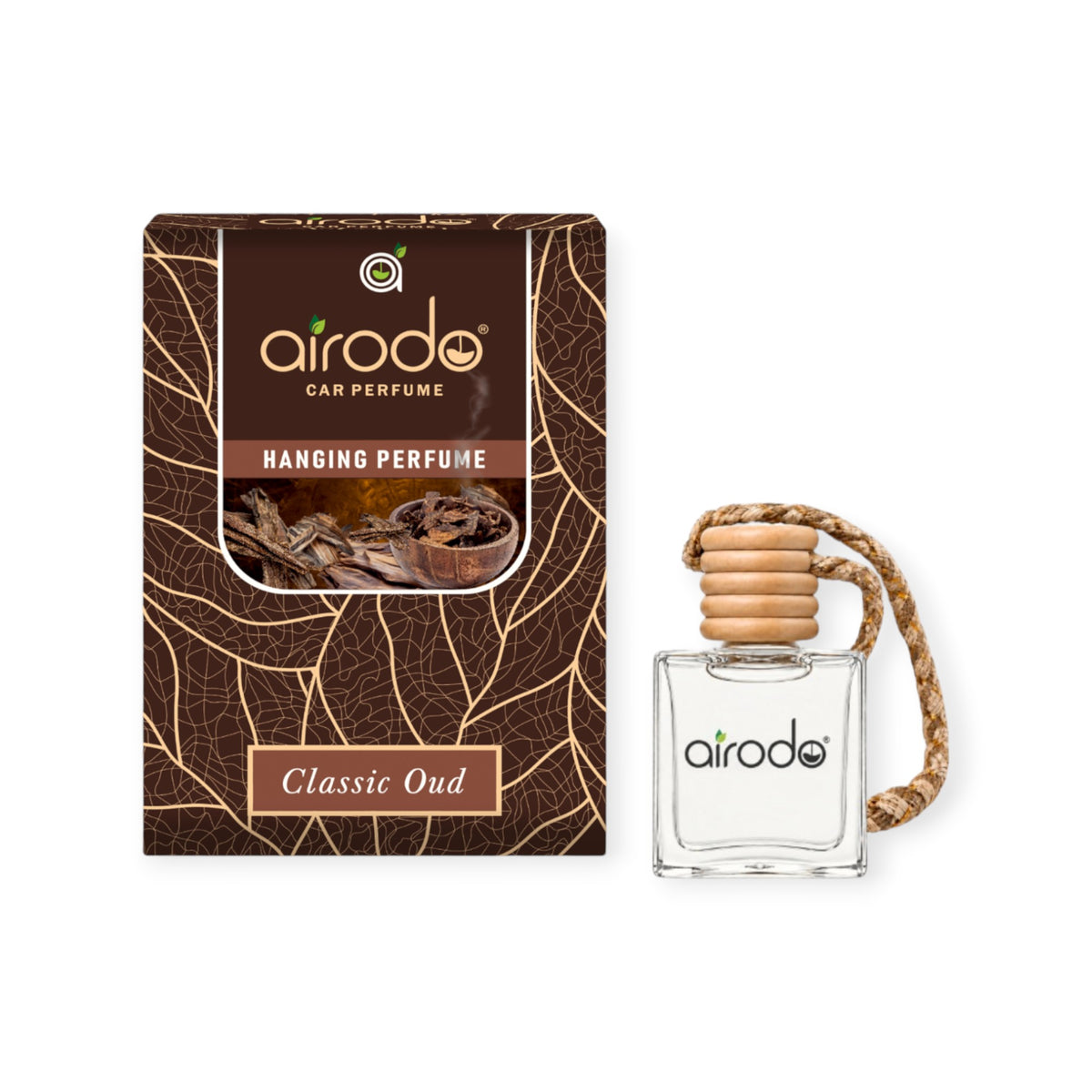 Airodo Car Hanging Perfume Pod | Classic Oud | Premium Car Air Freshener | Hanging Car Fragrance