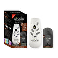 AIRODO Automatic Air Freshener Machine with Refill-(235ml Refill + Machine) Automatic Spray |Oud and Musk |2300 Sprays |3x More Fragrance|Room & Bathroom Automatic Spray (235 ml)