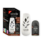 AIRODO Automatic Air Freshener Machine with Refill-(235ml Refill + Machine) Automatic Spray |Oud and Musk |2300 Sprays |3x More Fragrance|Room & Bathroom Automatic Spray (235 ml)