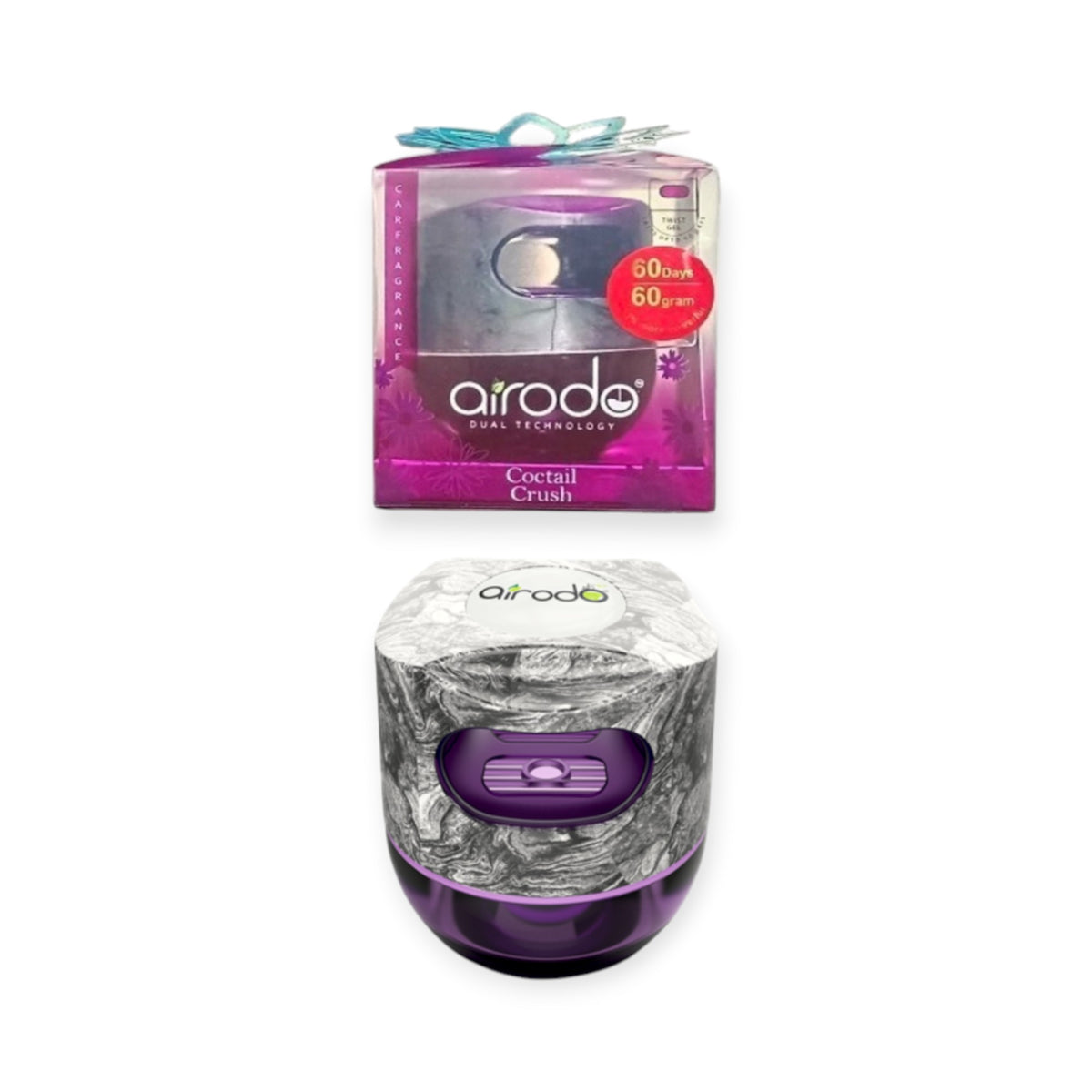 AIRODO Air Twist Cocktail Crush Car Freshener Diffuser Air Twist Cocktail Crush Car Freshener (50 g)