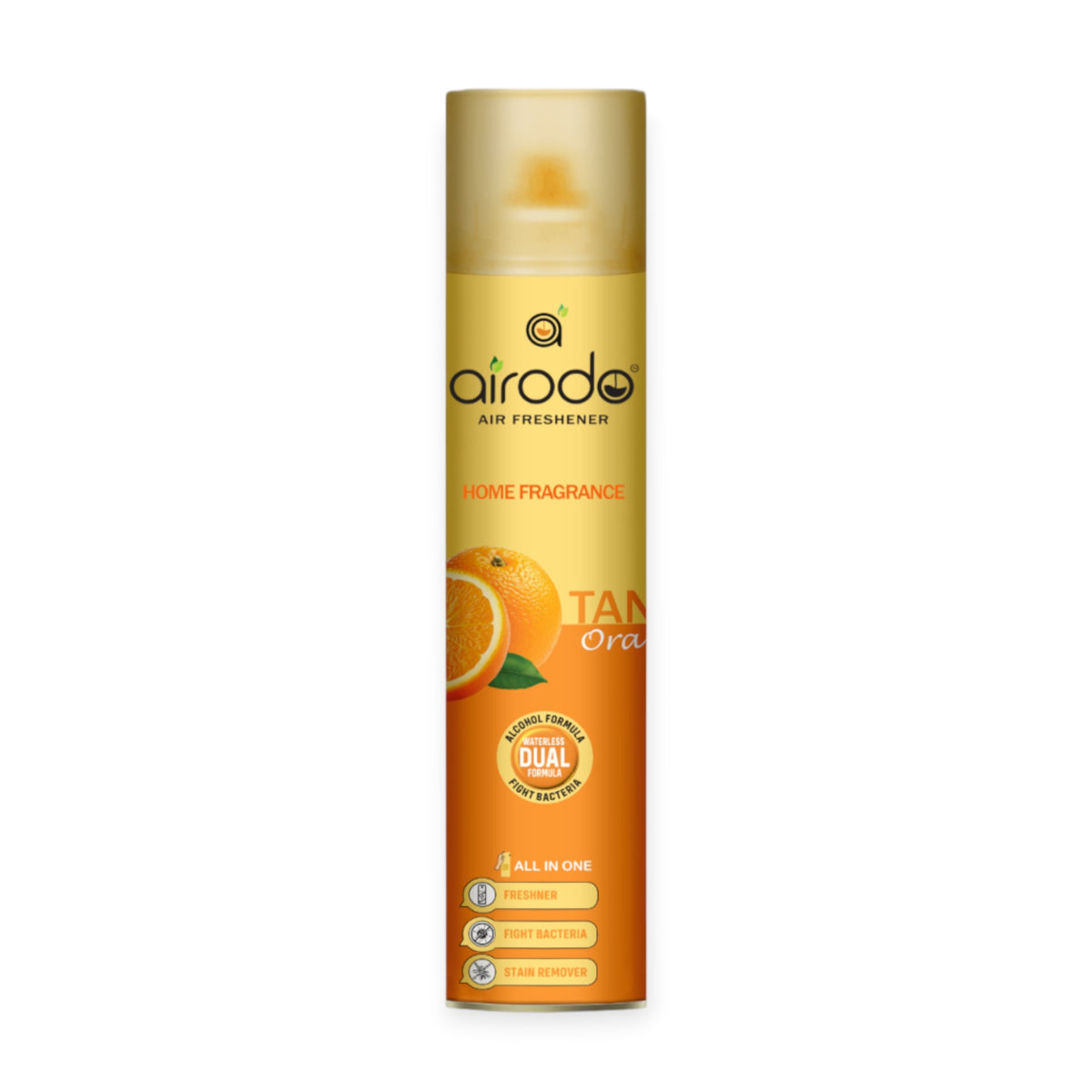AIRODO Tangy Orange Room Air Freshener Spray | Long-Lasting| Home & Office | Pack of 1 Spray Tangy (200 ml)