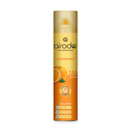 AIRODO Tangy Orange Room Air Freshener Spray | Long-Lasting| Home & Office | Pack of 1 Spray Tangy (200 ml)