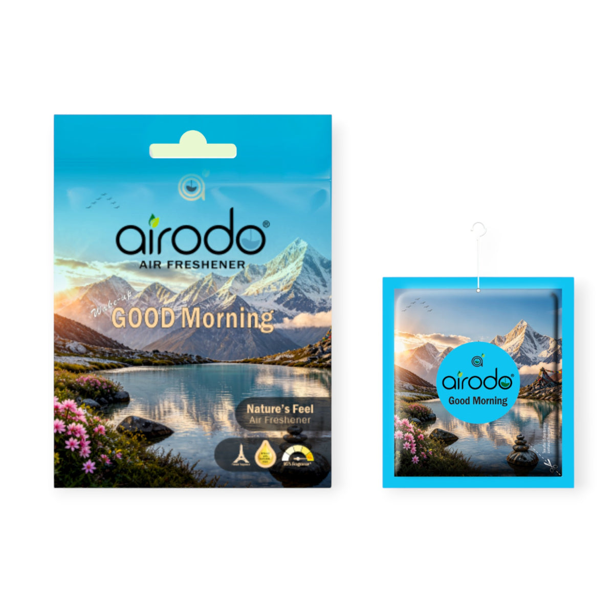AIRODO Good Morning Nature’s Touch Fragrance Pouch – 10g | Fresh Long-Lasting Fragrance