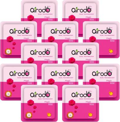 AIRODO Room Freshener Magic Rose Pocket Gel (Pack of- 12) Blocks  (12 x 10 ml)