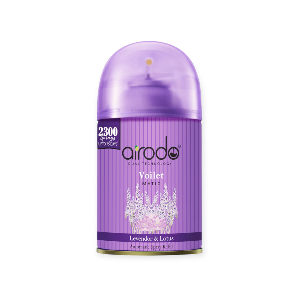 Airodo Lavender Automatic Car Air Freshener — Dual Technology, Up to 75 Days